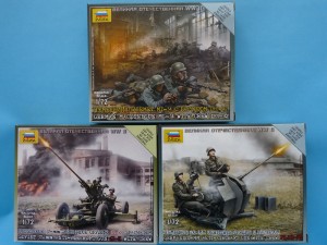 MG-34 teams, FLAK-38 and 61-K AA guns Zvezda MG-34 teams, FLAK-38 and 61-K AA guns