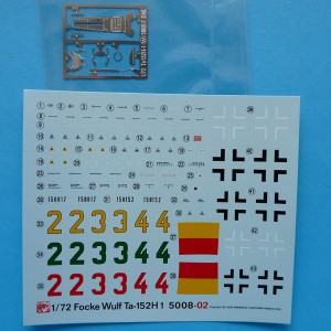 Decals and etched parts Decals and etched parts