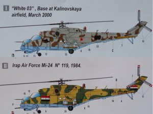 Hobbyboss Mi-24 - color variants Hobbyboss Mi-24 - color variants