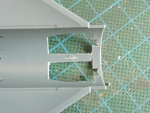 Forward speed-brake bays opened Forward speed-brake bays opened