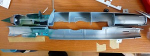 Fuselage support frames Fuselage support frames