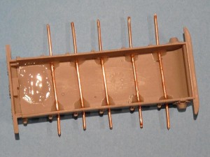 Copper wire to serve as pins for suspension arms Copper wire to serve as pins for suspension arms