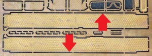 I cut the areas shown with the red arrows I cut the areas shown with the red arrows