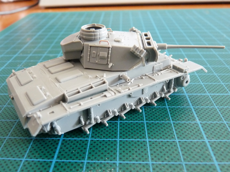 Dragon 1/72 Pz III Ausf. L, kit 7385 Major assembly work complete Dragon 1/72 Pz III Ausf. L, kit 7385 Major assembly work complete