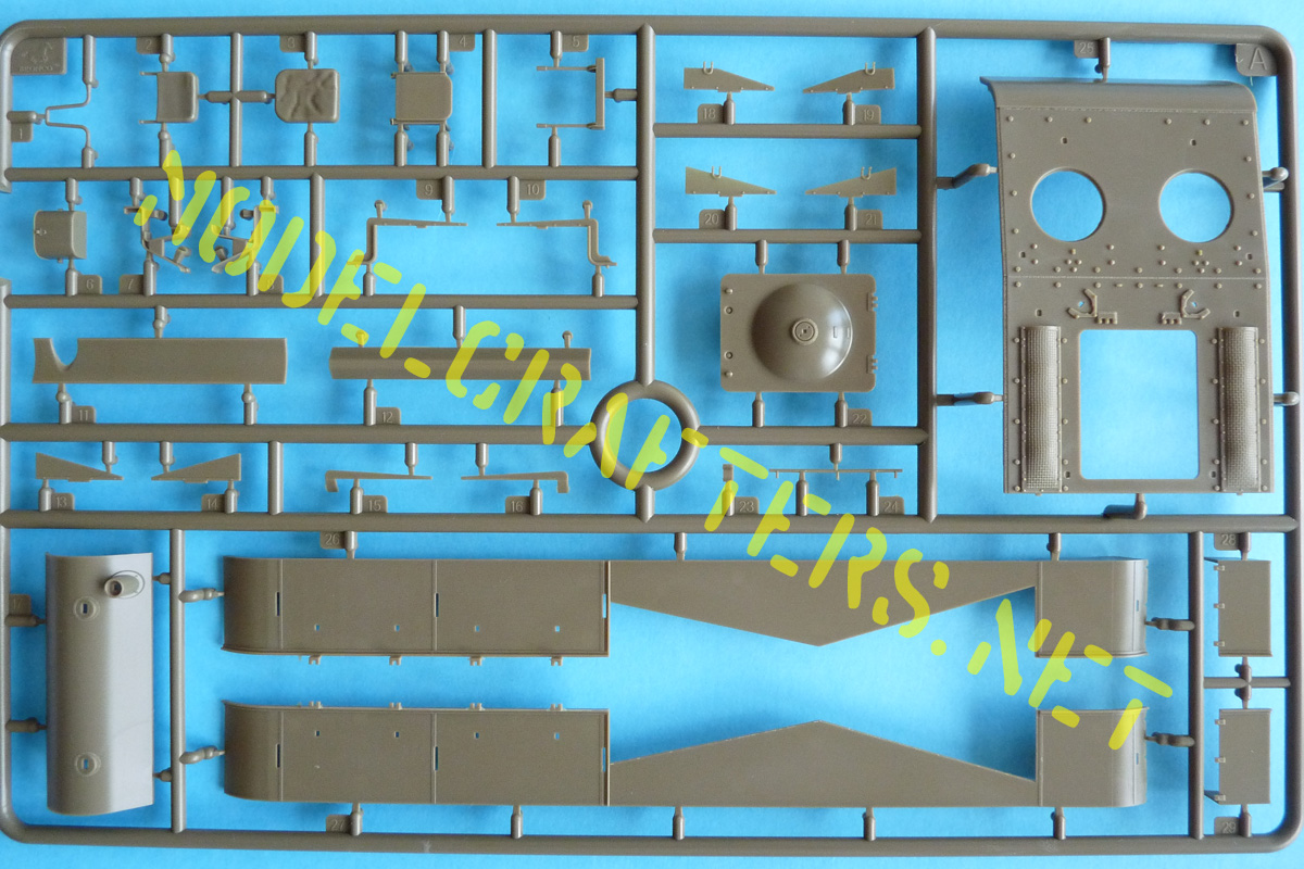 Bronco 1/35 SU-152 Early CB35113 Sprue A Bronco 1/35 SU-152 Early CB35113 Sprue A