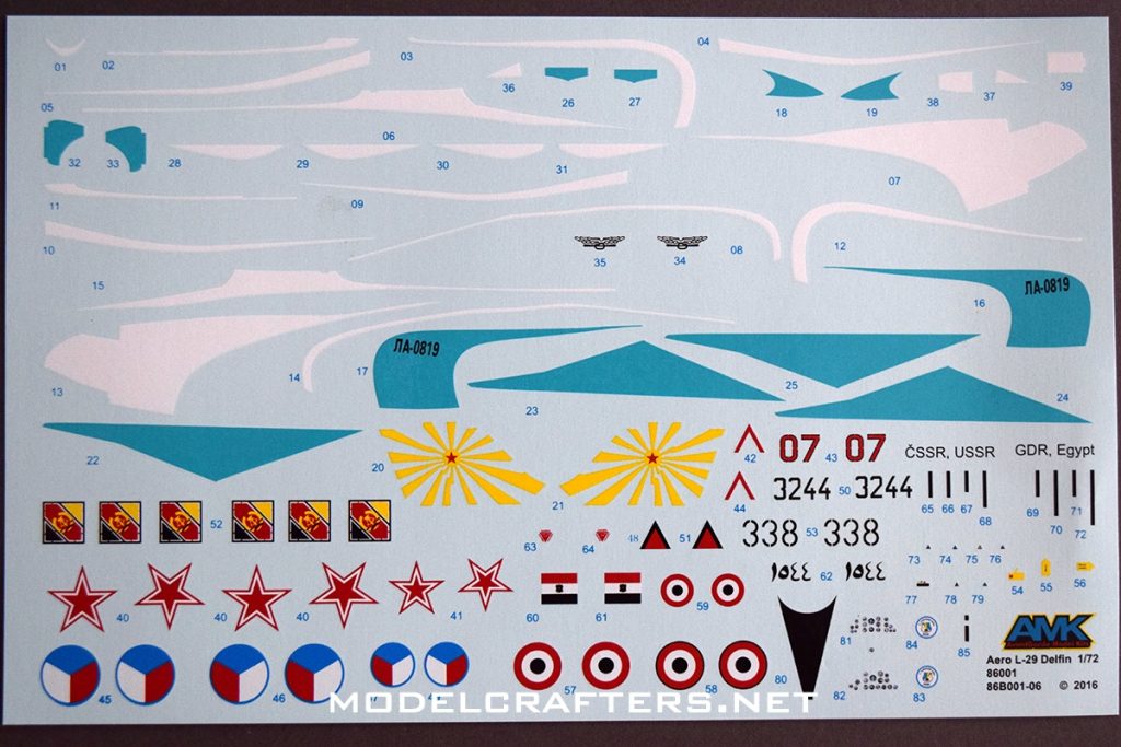 AMK 1/72 L-29 Delfin, kit 86001