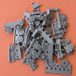 Running gear parts for the KV-4 (Duhov) kit by OKB Grigorov