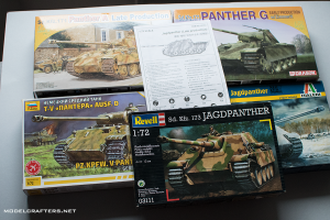 1/72 Panther and Jagdpanther kits